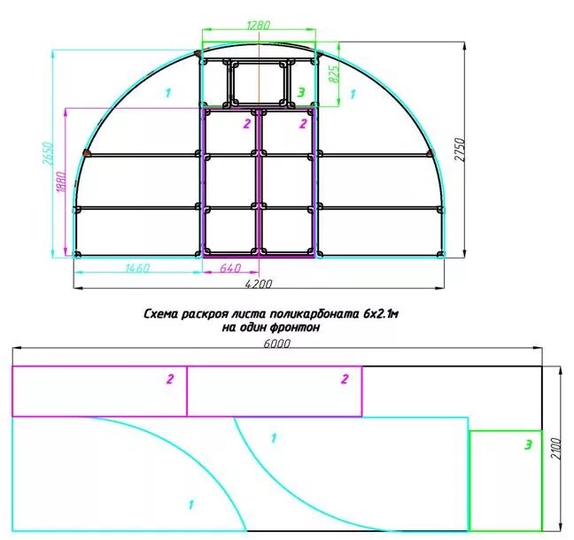 Как раскроить торцы теплицы. Длина листа поликарбоната для теплицы 6 на 3. Раскрой листа поликарбоната для теплицы. Размер листа поликарбоната для теплиц 3 на 6. Теплица 3х6 профильной трубы чертеж.