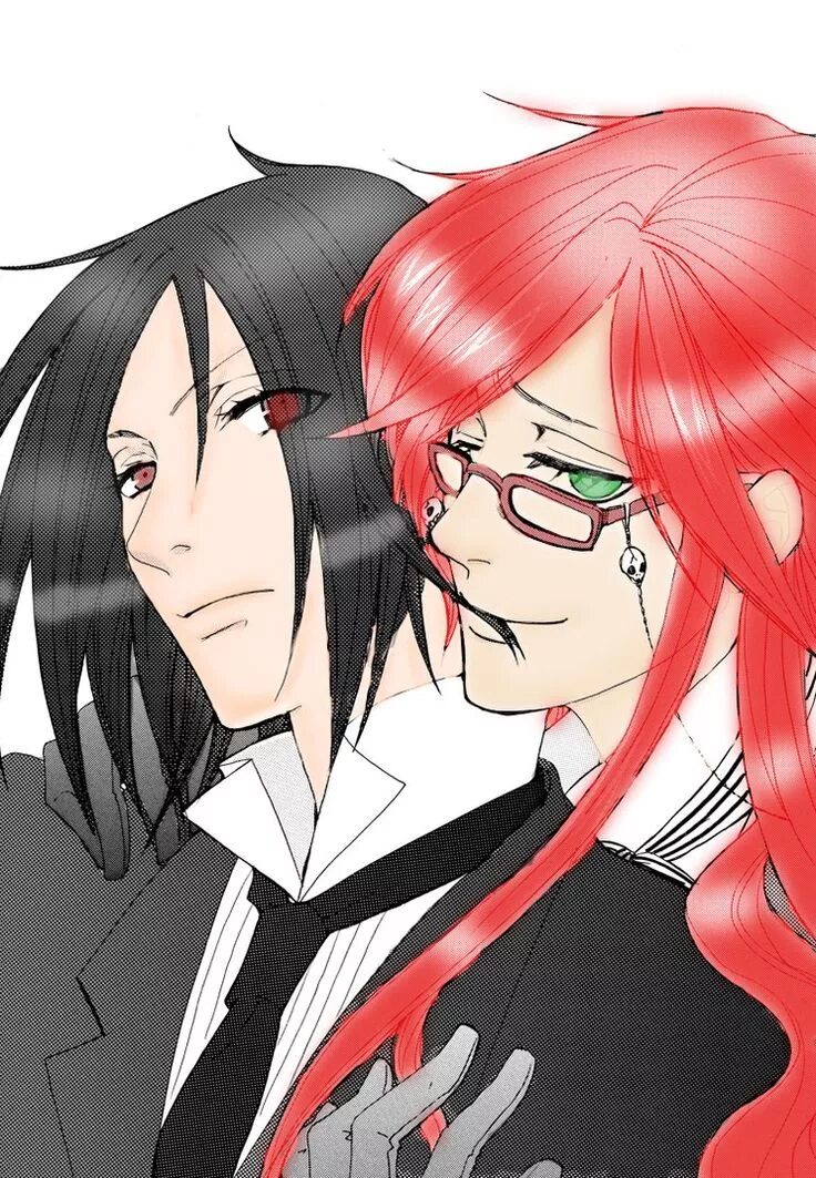 Грелль сатклифф. Тёмный дворецкий грэль. Себастьян и грелль. Темный дворецкий себастьян и грэль. Грелль сатклифф и себастьян 18.