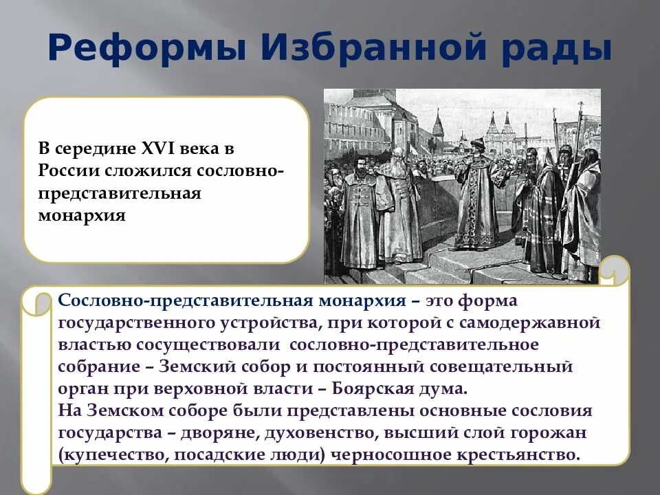 В 16 веке россия стала. Реформы Ивана 4 с избранной Радой. Правление Ивана 4 избранная рада. Судебник Ивана Грозного избранная рада.