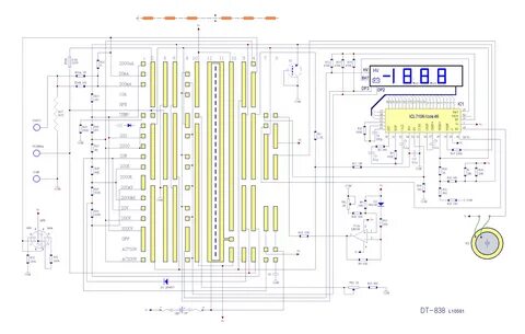 Схема мультиметра dt9205a
