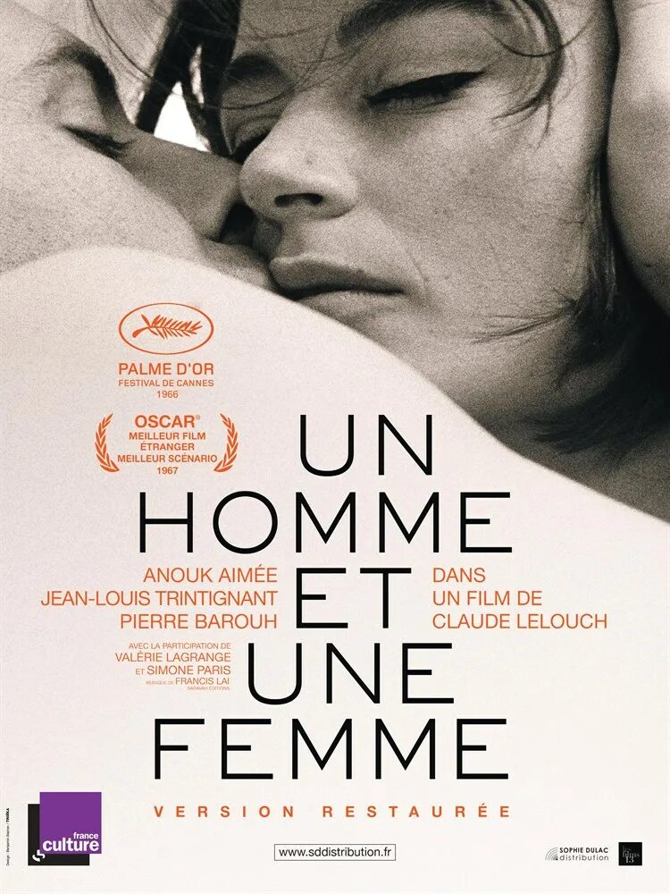 Мужчина и женщина (un homme et une femme, 1966). Un homme et une