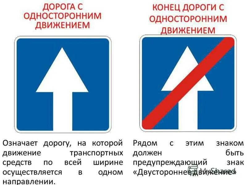 Как выглядит знак конец одностороннего движения 12 дорожных знаков, которые легко перепутать