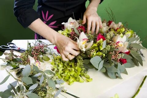 Как составляют букеты цветов