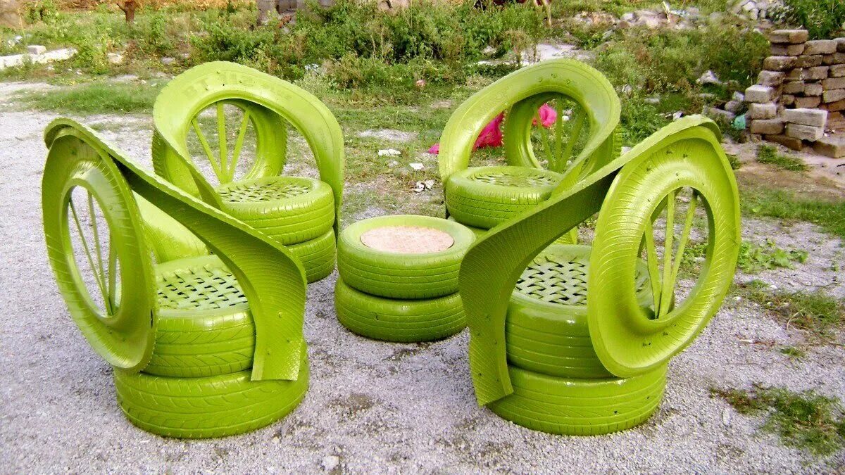 Чем можно. Мебель из шин. Кресло из покрышек. Изделия из шин для сада. Мебель из шин для сада.