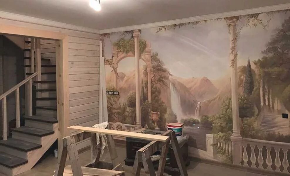 Наклеивание фрески на стену. Как клеить фреску на стену. Наклеивание фрески на стену. Orac decor c321 orac decor. Фреска в доме из бруса.