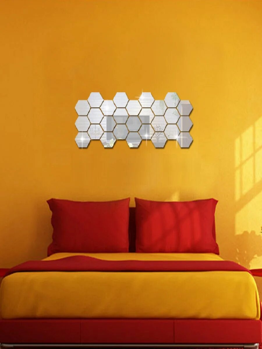 Соты на стене декор. Соты декоративные на стену. Зеркальный декор на стену наклейки шестиугольник в интерьере. Набор декоративных зеркальных наклеек. Зеркальная настенная наклейка шестигранник, 12шт.