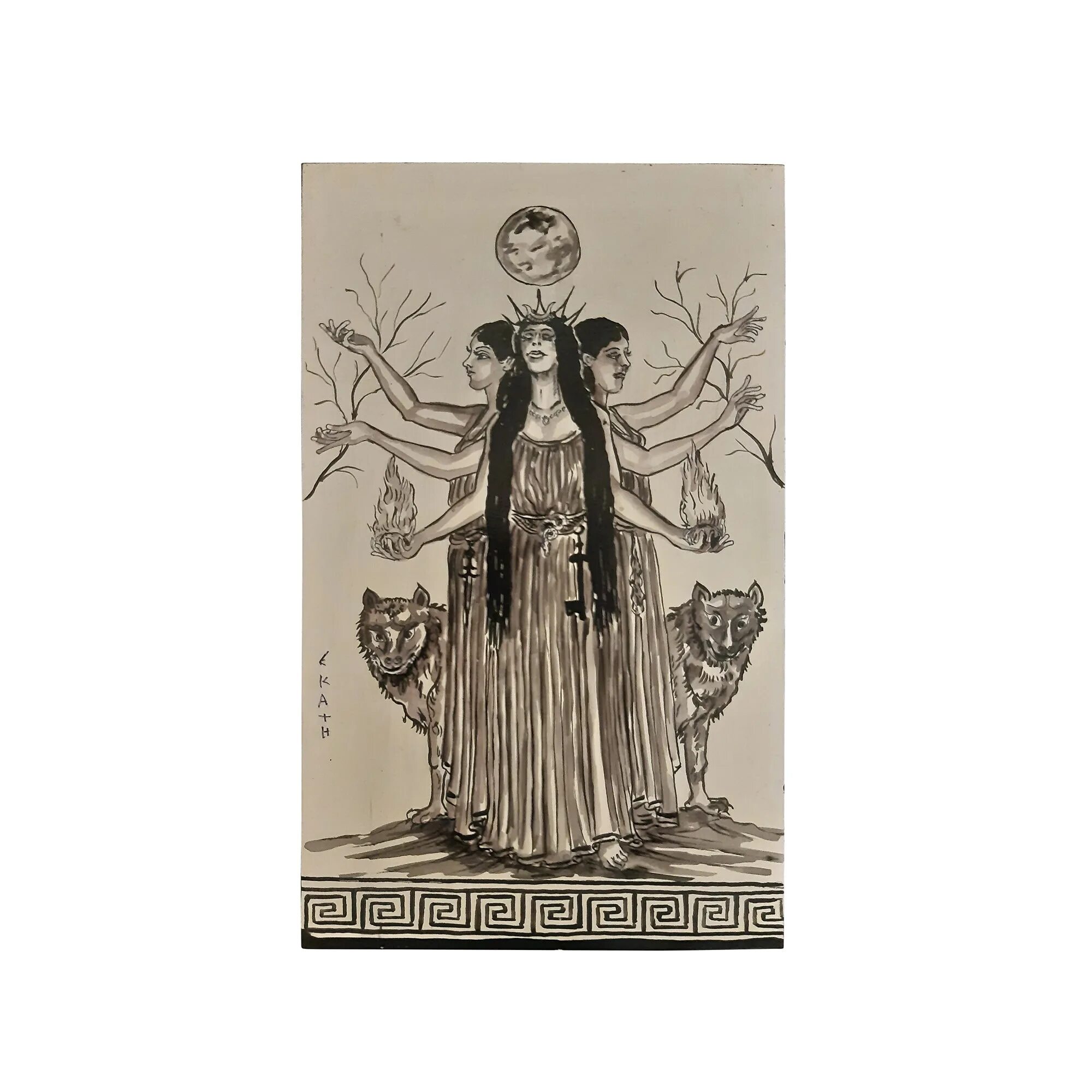 Халдейские оракулы Геката. Геката и Персефона. Трехителая Геката. Геката картина 19 век.