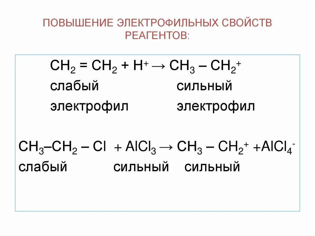 Характеристика реагента. Электрофильные реакции в органической химии. Электрофильные реагенты примеры. Нуклеофильные реагенты. Электрофильными реагентами являются.