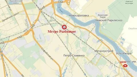 М рыбацкое адрес