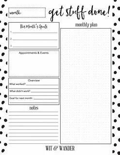 Months plans