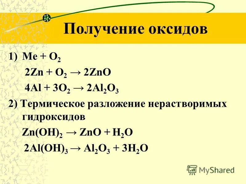 Как получить zn oh 2