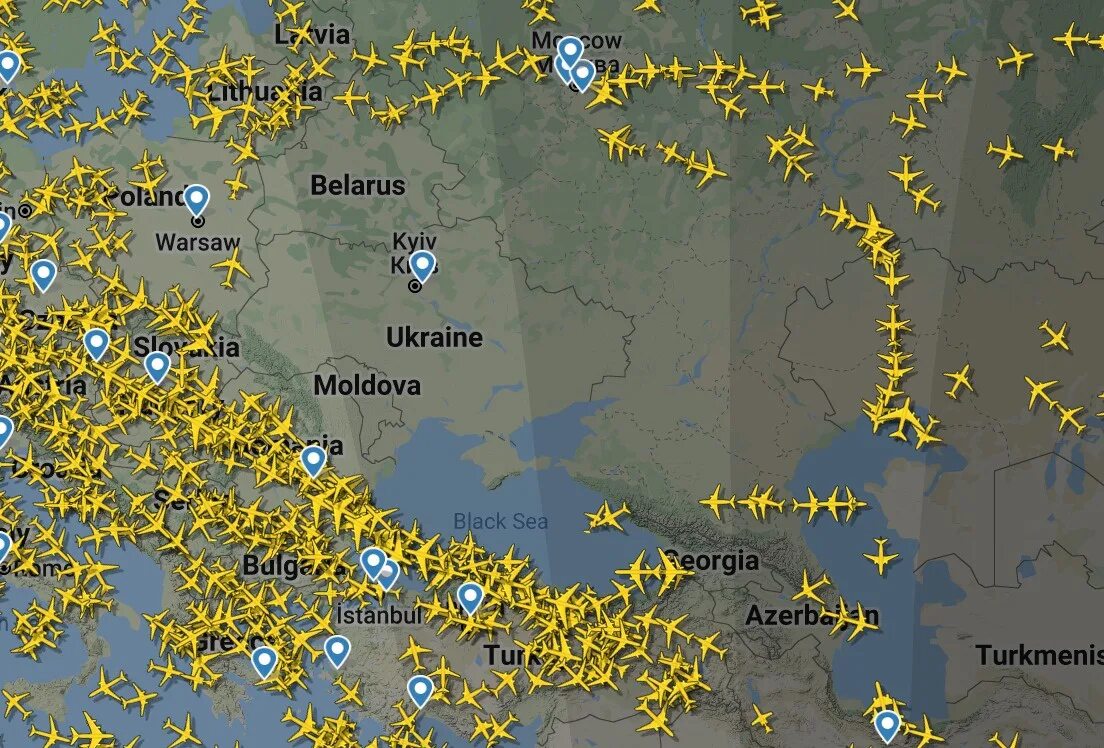Небо над украиной. Ту над украиной. Карта авиасообщений. Что будет после победы над украиной. Карта полётов самолётов над украиной.