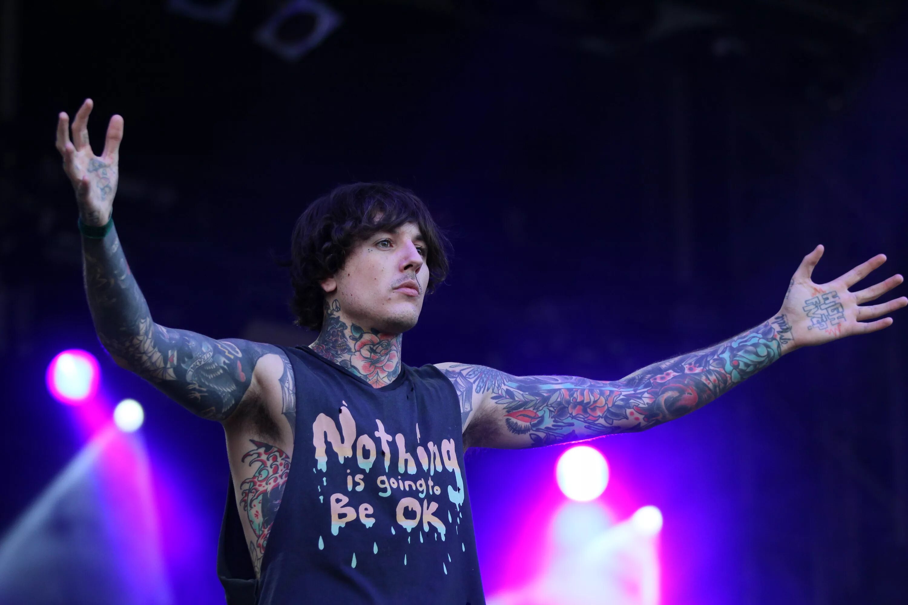 Bring the horizon слушать. Оливер Сайкс. Оливер Сайкс тату 2020. Оливер Сайкс 2016. Группа bring me the Horizon.