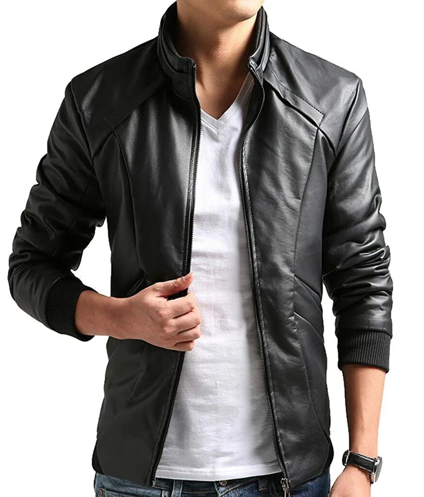 Men's leather jacket. Men's leather jacket. Men's leather jacket. Leather jacket aviator style. Парень в кожаной куртке.