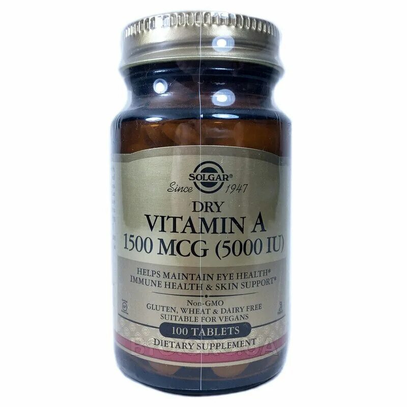 Solgar Dry Vitamin a 1500 MCG (5000 IU). Солгар сухой витамин а 1500 мкг. Солгар витамин a сухой таб. 1500мкг/5000ме №100. Solgar Dry Vitamin a -5000.