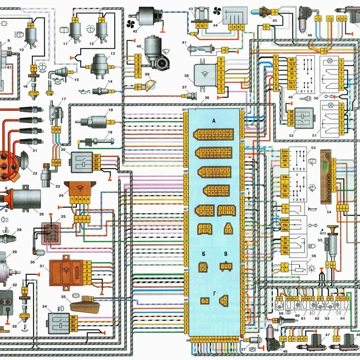 Электросхема 21099 инжектор. Электрика ВАЗ 2109. Электрика ВАЗ 2109 карбюратор. Схема электропроводки ВАЗ 2109.