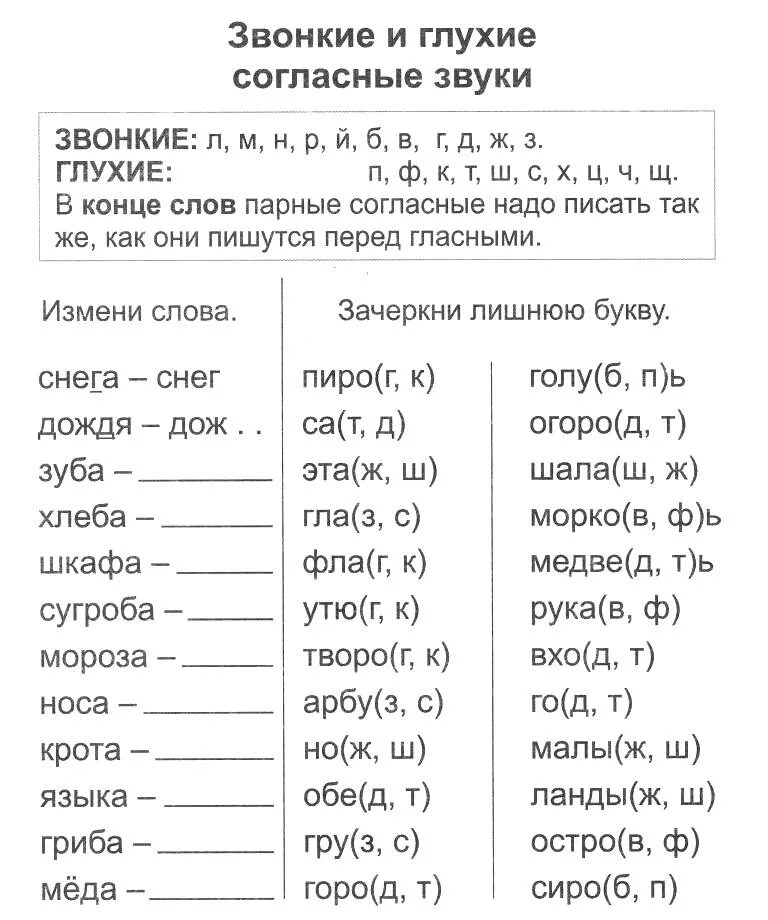 Звуки примеры русский язык. Слова с парными по глухости-звонкости согласными звуками. Парные звонкие и глухие согласные примеры 2 класс. Слова с парным по глухости-звонкости согласным звуком. Слова с парными звонкими и глухими согласными.