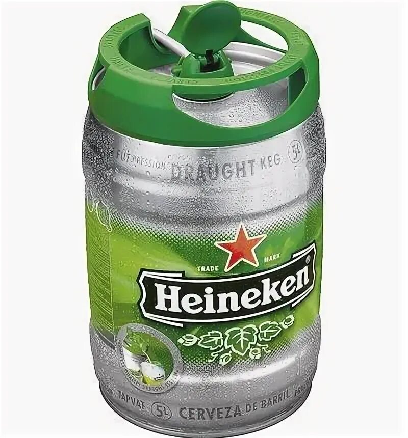 5 бочков. Heineken бочонок 5 л. Бочка Хайнекен 5л. Кега Хайнекен 5л.