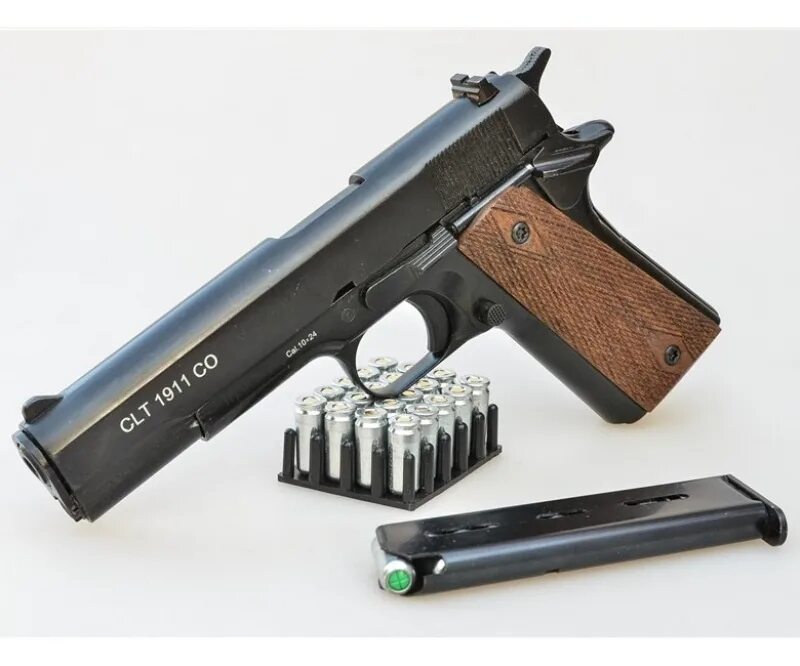 Охолощенные пистолеты купить. Кольт 1911 СХП. 1911-Со kurs (Colt) 10x24.