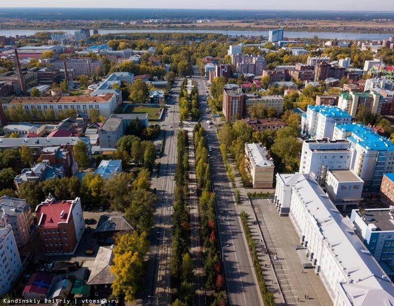 Томск пр кирова. Проспект Кирова Томск. Улица Кирова Томск. Аллея на Кирова Томск.