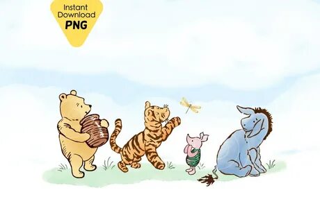 Classic Pooh Bear And Friends