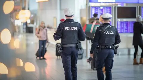 Policeman walk