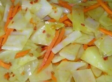 Капуста провансаль кусочками