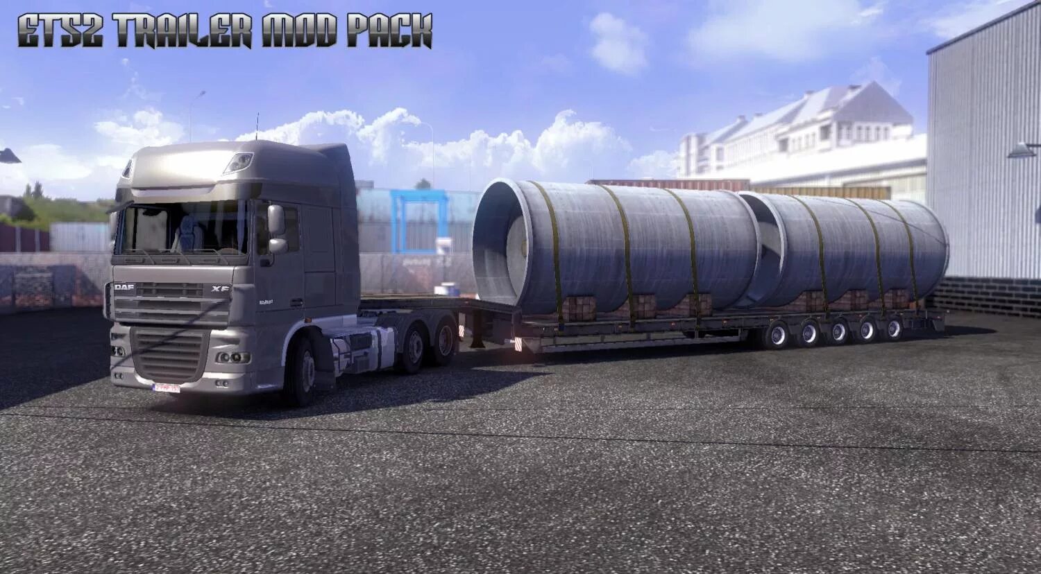 Евро трак прицепы. Бензовоз етс 2. 3 прицепа етс2. прицепы етс 2. fruehauf етс 2.