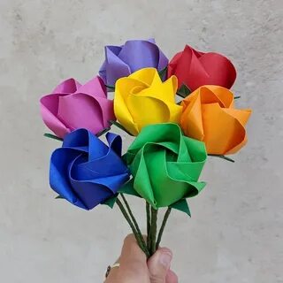 Букет оригами