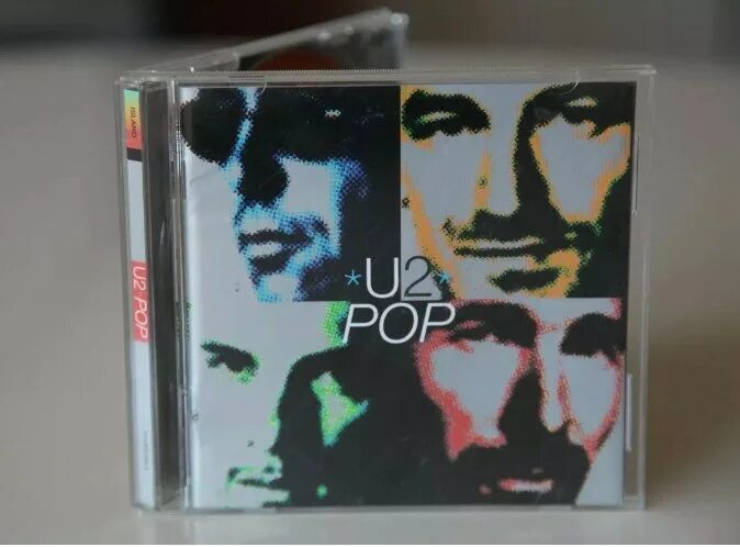 U2 CD. U2 "Pop (2lp)". U2 Pop 1997 reissue. U2 Pop CD Cover.