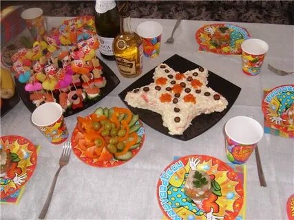 Детский стол на день рождения 9 лет