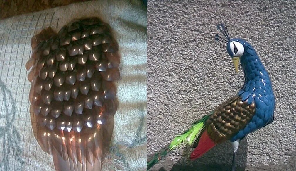 птицы из бутылок пошагово. птички из пластиковых бутылок. павлин из пластиковой бутылки. птица из бутылки пластиковой. павлин из пластиковой бутылки.