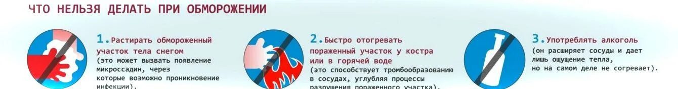 Что нельзя делать января 2024 года. Что нельзя делать при обиорожение. СТО нельзяделпььпри обмаородежии. При отморожениях запрещается. При обморожении нельзя.