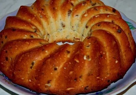 Нежный творожный кекс с изюмом
