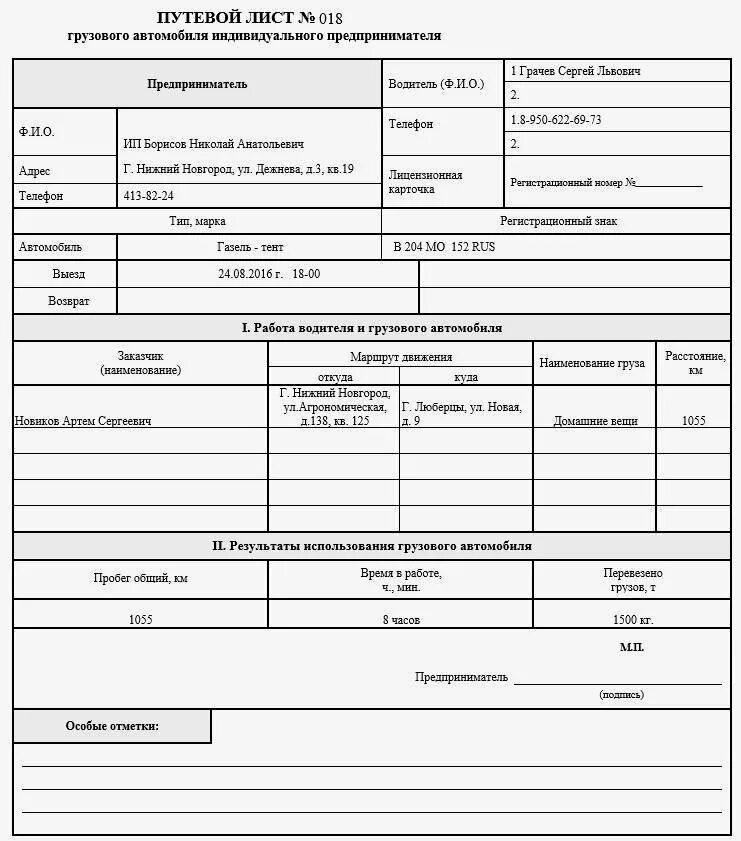 Путевой лист форма пг 1 бланк. Грузовой путевой лист пг 1.