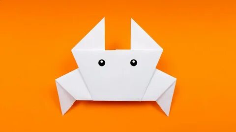 Оригами крабик
