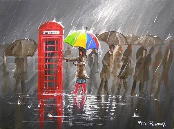 Без дождя не бывает. Pete Rumney художник. Pete Rumney художник Rain. Не бывает без дождя. В Турции бывает дождь.