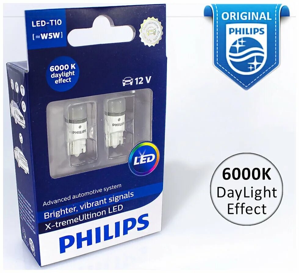 Лампы филипс w5w. Philips led t10 w5w 6000k. philips led w5w x-treme ultinon. philips w5w ultinon led 6000k. philips t10 w5w.