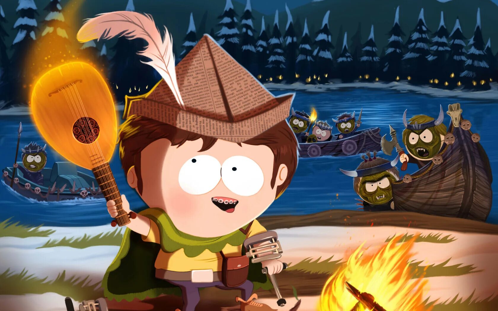 Here are the stick. Южный парк палка истины Джимми. Бард Джимми. South Park the Stick of Truth обои. South Park палка истины.
