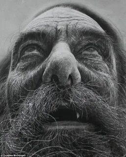 Weathered face