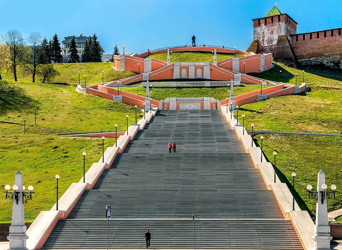 Сколько ступеней в нижнем новгороде. Нижегородский Кремль Чкаловская лестница. Чкаловская лестница Нижний Новгород. Чкаловская лестница Нижний Новгород 2022. Чкаловская лестница достопримечательности Нижнего.