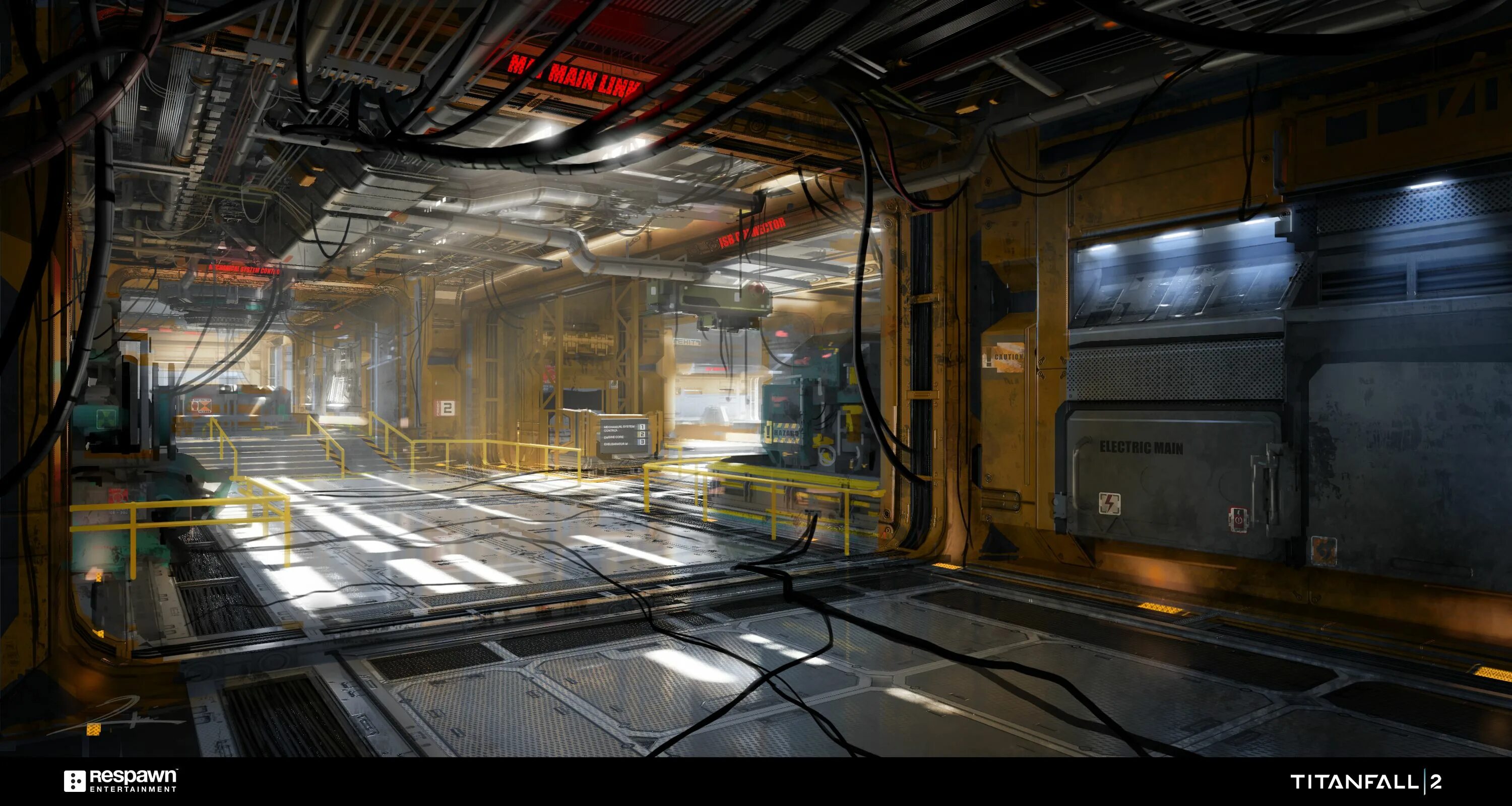 Art factory. Футуристическая комната. sci fi фабрика. titanfall 2 космические корабли. titanfall 2 concept art корабль.