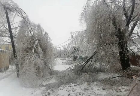 Снег после дождя