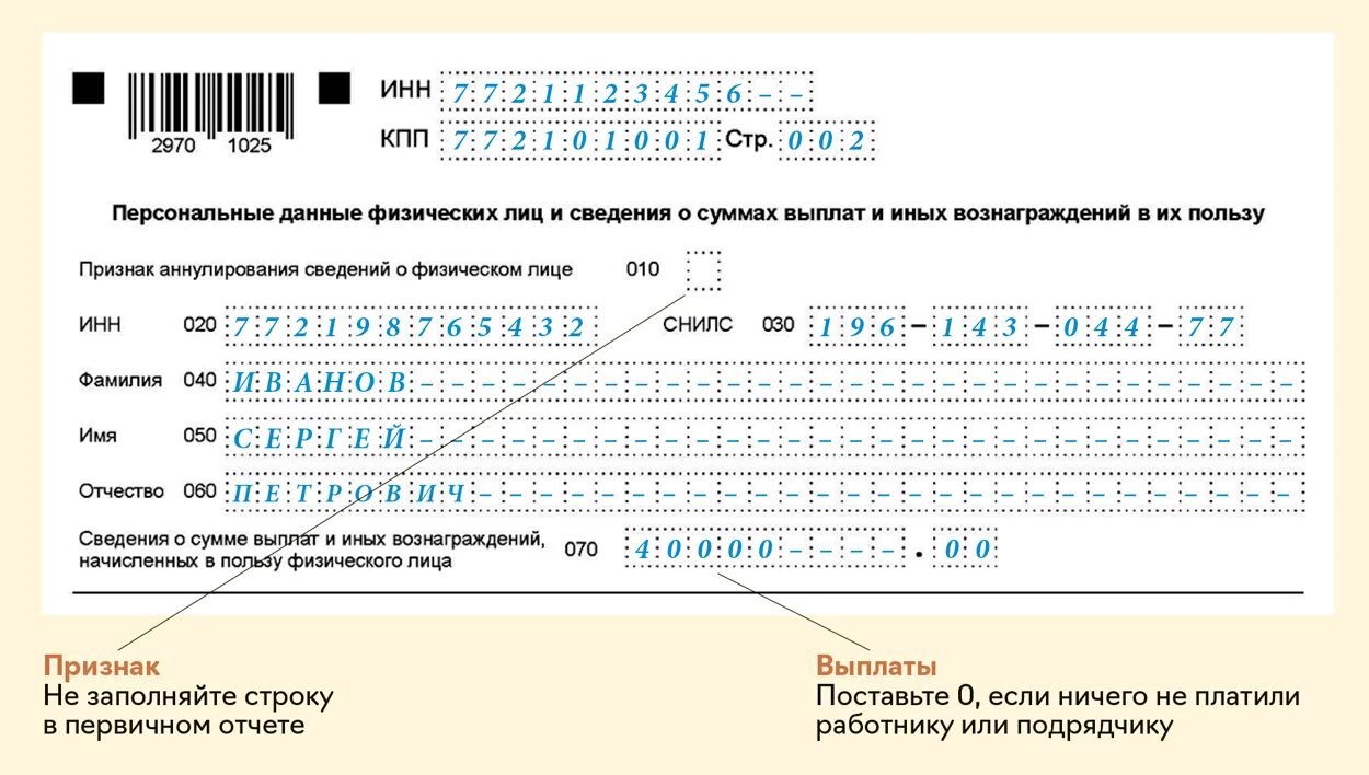 Персонифицированные сведения нужно ли сдавать нулевой отчет