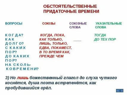 Что отвечает на вопрос союз
