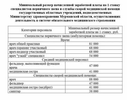 Зарплата мамы мурманская область 2024
