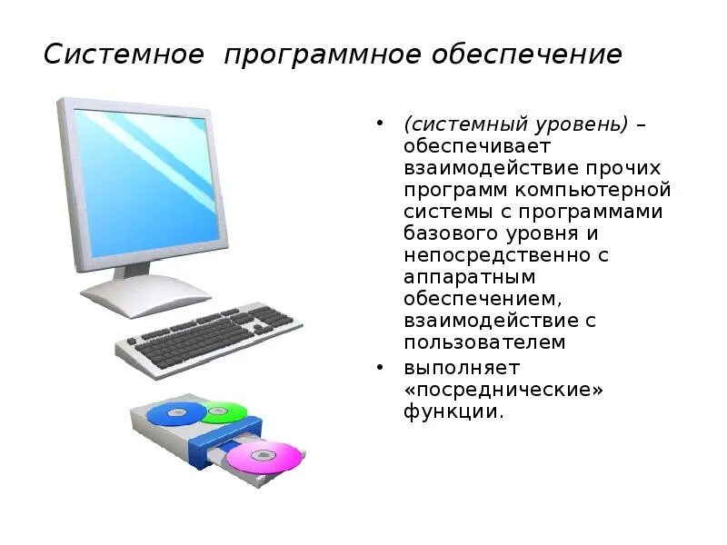 Драйвера относятся к системному программному обеспечению