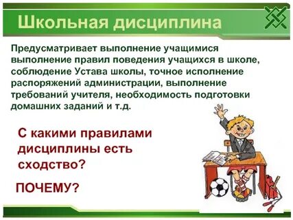 Проект дисциплины в школе