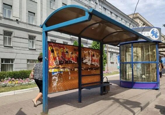 В Курске обновят 55 остановок " 46ТВ Курское Интернет Телевидение