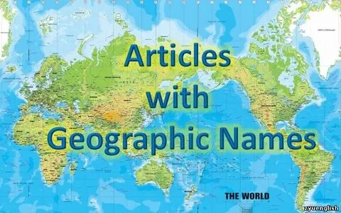 Read the geographical names and translate